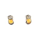 Citrine Stud Earrings| 14ct
