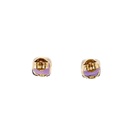 Amethyst Stud Earrings| 14ct
