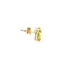 Peridot Stud Earrings| 14ct