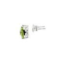 Peridot Stud Earrings| 14ct
