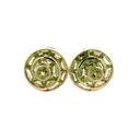 Peridot Stud Earrings | 14ct