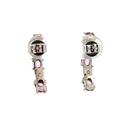 Pink Sapphire And Diamond Stud Earrings | 14ct