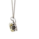 Lemon Quartz Pendant In 14K White Gold