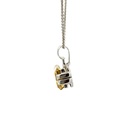 Yellow Beryl Pendant In 14K White Gold