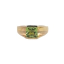 Peridot 14K Yellow Gold Ring