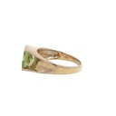 Peridot 14K Yellow Gold Ring