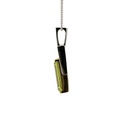 Peridot Pendant In Two Tone 18K Gold