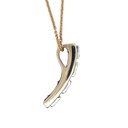 Multi-Gem Pendant In 14K Yellow Gold
