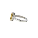 Yellow Beryl 14K White Gold Ring