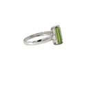 Peridot 14K White Gold Ring