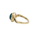 Green Tourmaline 18ct Yellow Gold Ring
