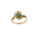 Green Tourmaline 18ct Yellow Gold Ring