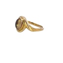 Citrine Gemstone 18ct Yellow Gold Ring