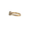 Dioptase Gemstone 14ct Yellow Gold Ring