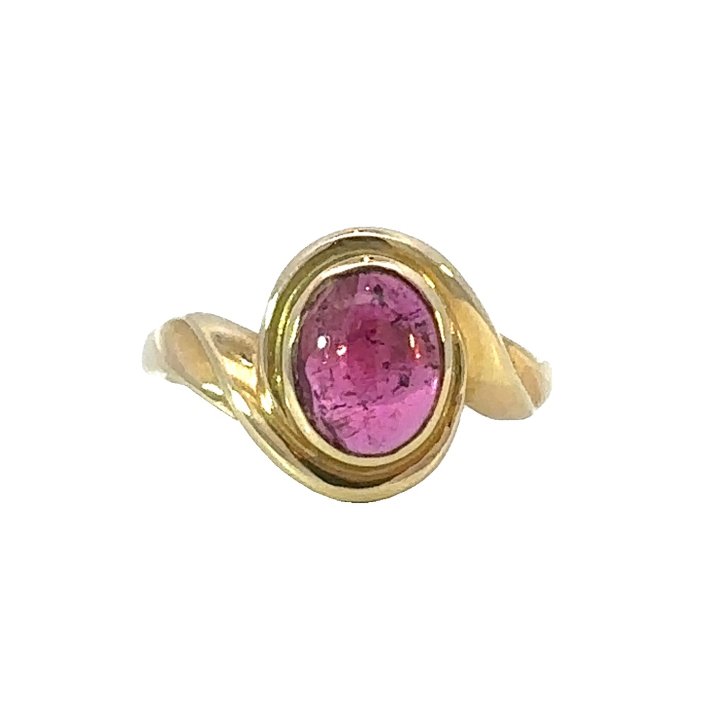 Tourmaline Pink 18ct Yellow Gold Ring