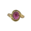 Tourmaline Pink 18ct Yellow Gold Ring