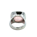 Rose Quartz 18ct White Gold Ring