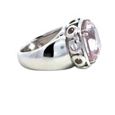 Kunzite 18ct White Gold Ring