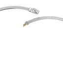 Omega Necklace | 45cm 18k White Gold