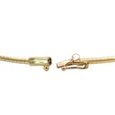 Omega Necklace | 42cm 18k Yellow Gold