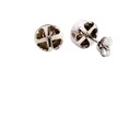 Champagne Diamond 18K White Gold Earrings