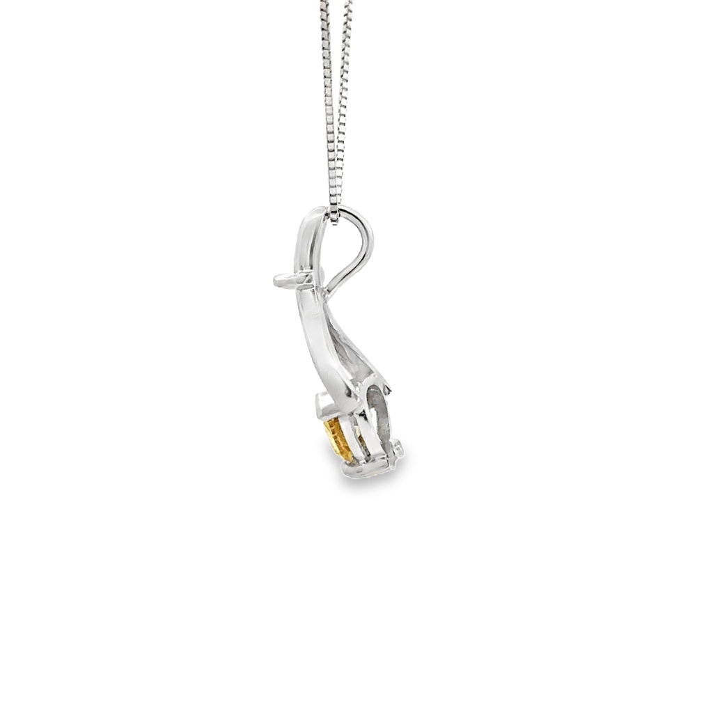 Diamond 18K White Gold Pendant