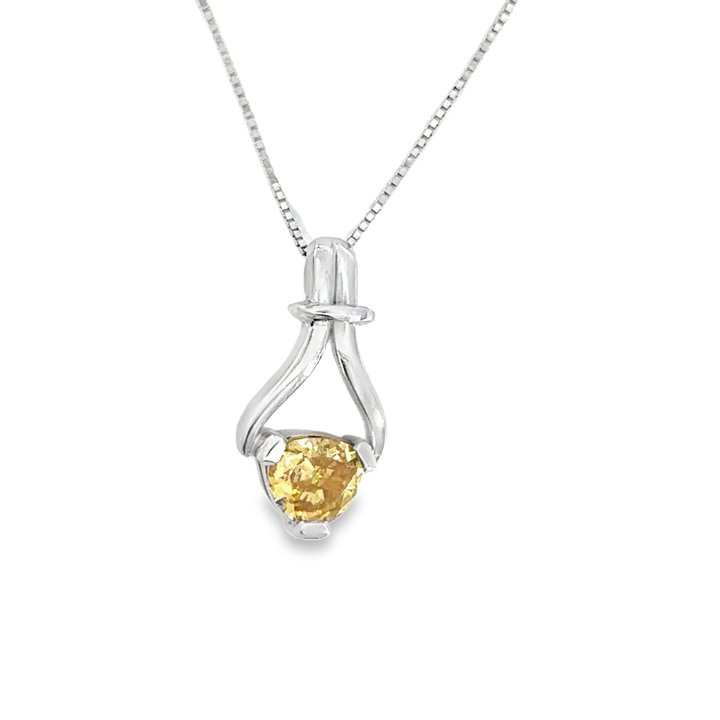 Diamond 18K White Gold Pendant