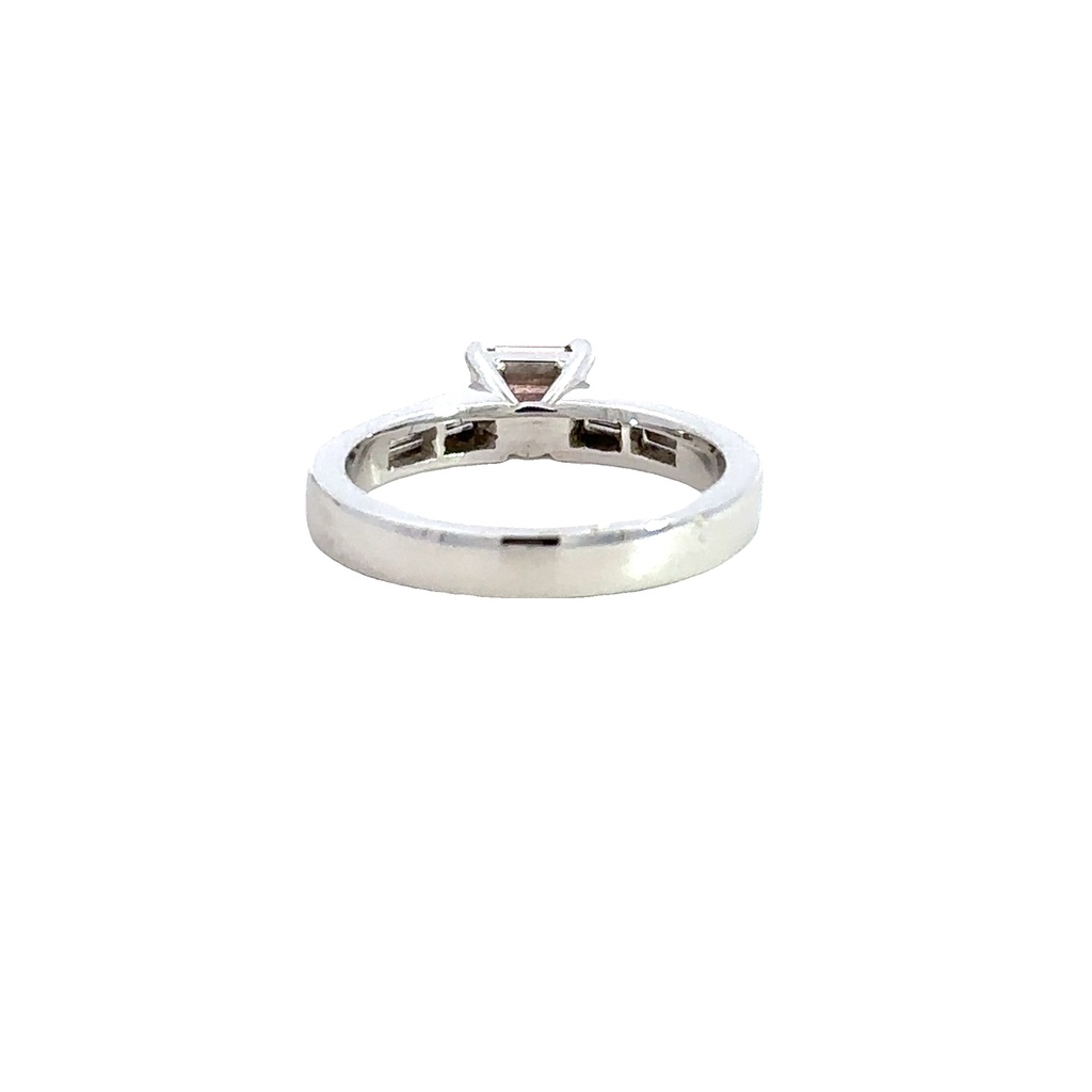 Pink Diamond 18K White Gold Ring