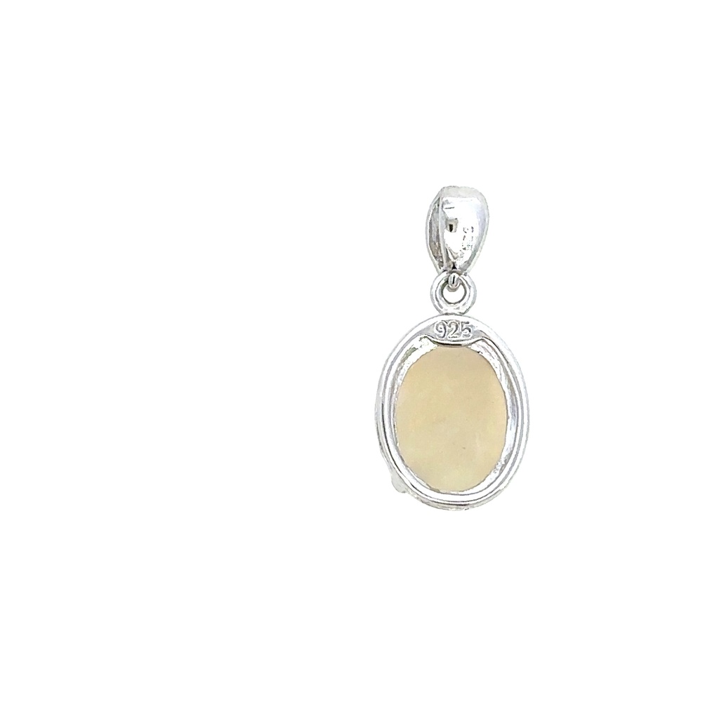 Opal Pendant Set In Sterling Silver