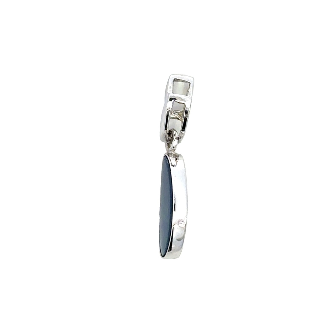 Opal Pendant Set In Sterling Silver