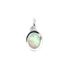 Opal Pendant Set In Sterling Silver