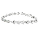 White Opal Bracelet in Sterling Silver