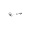 Triplet Opal Stud Earrings In Sterling Silver