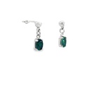Triplet Opal Stud Earrings In Sterling Silver