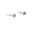 Triplet Opal Stud Earrings In Sterling Silver