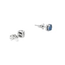 Triplet Opal Stud Earrings In Sterling Silver