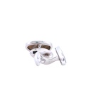 Cufflink Doublet Opal Sterling Silver