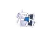 Cufflink Crystal Opal Sterling Silver