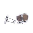 Cufflink doublet Opal Sterling Silver