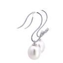 Freshwater Pearl Drop Earrings Sterling Silver