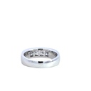 Diamond Ring | 18K White Gold Band