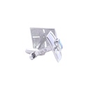 Cufflink Crystal Opal Sterling Silver