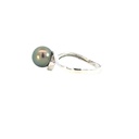 Tahitian Pearl Sterling Silver Ring