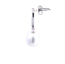 Freshwater Pearl Drop Earrings Sterling Silver