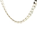 Flattened curb link chain Sterling silver (copy)