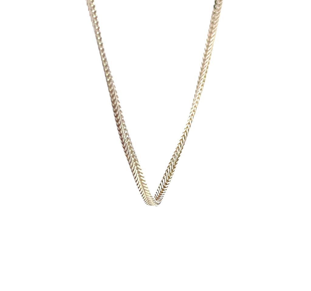 Flattened Snake Necklace Sterling Silver(copy)