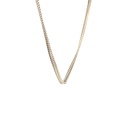 Flattened Snake Necklace Sterling Silver(copy)