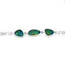 Triplet Opal Bracelet in Sterling Silver