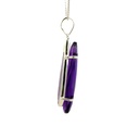 Amethyst Pendant In Sterling Silver