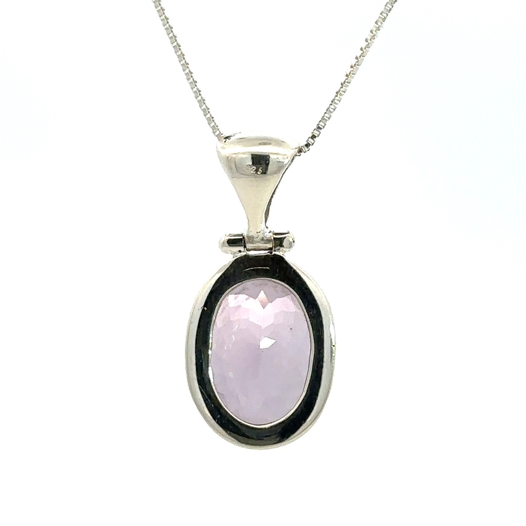 Amethyst Pendant In Sterling Silver